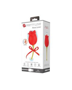 Pretty Love Licking Rose Lover Dual Ended - Rose