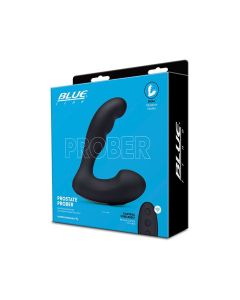 Blue Line Vibrating Prostate Prober w/Remote - Black