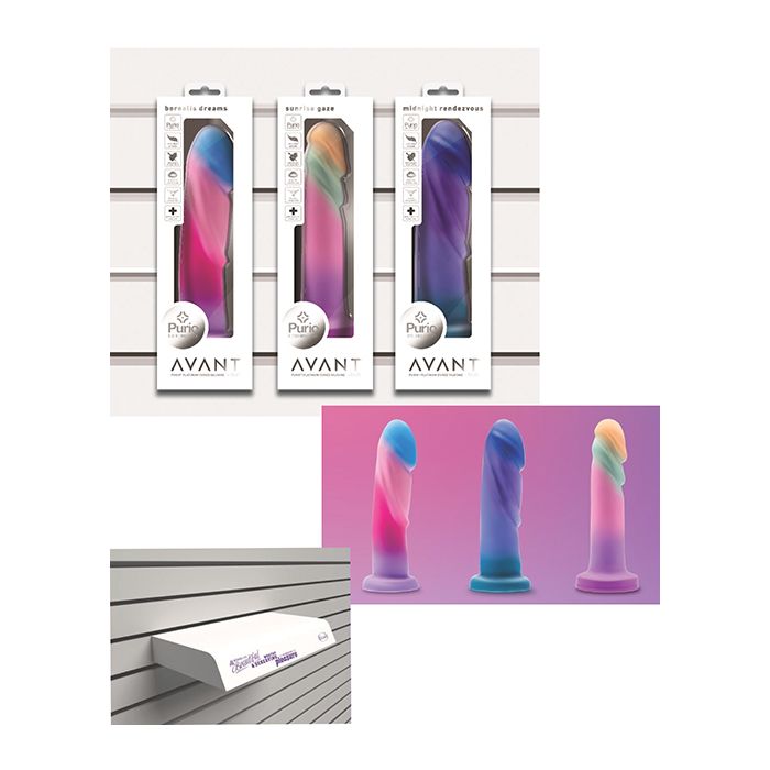 Blush Avant Suction Cup Dildo Merchandising Display Kit