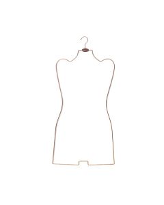 Coquette Branded Metal Body Hanger - Rose Gold