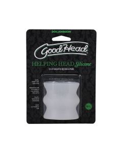 GoodHead Helping Head Silicone Stroker - Frost