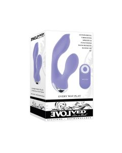Evolved Every Way Play Remote Controlled Rabbit Vibrator - Lilac