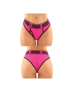 Vibes Buddy Pack Pussy Power Micro Brief & Lace Thong Pnk/Blk