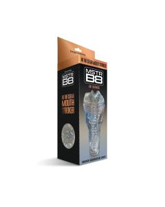 MSTR B8 In the Clear Mouth Stroker - Clear