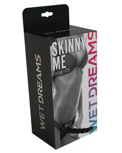 Wet Dreams Skinny Me Strap on w/Harness