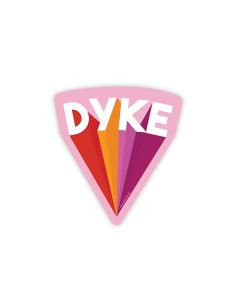 Dyke Naughty Sticker - Pack of 3