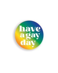 Gay Day Naughty Sticker - Pack of 3