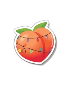 Peach Booty Holiday Sticker - Pack of 3