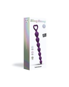 Love to Love Bing Bang Anal Beads - Violet Small