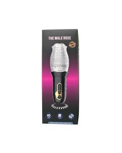 The Male Rose Rotating Blow Job Simulator - Black