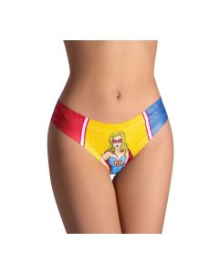 Mememe Comics Wonder Girl Printed Thong