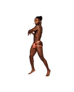 Rude Awakening Mesh Ring Jock Neon Orange