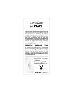 Play Boy Pleasure Jewels Butt Plug - Clear