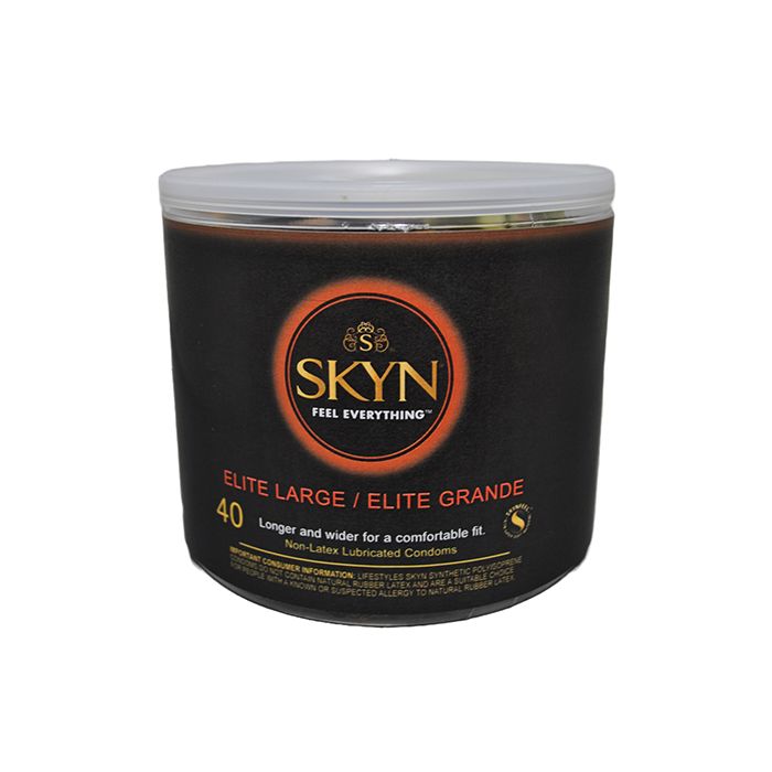 Lifestyles SKYN Elite Large Condom - Bowl of 40