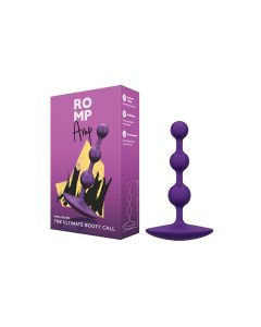 Romp Amp Flexible Anal Beads - Violet