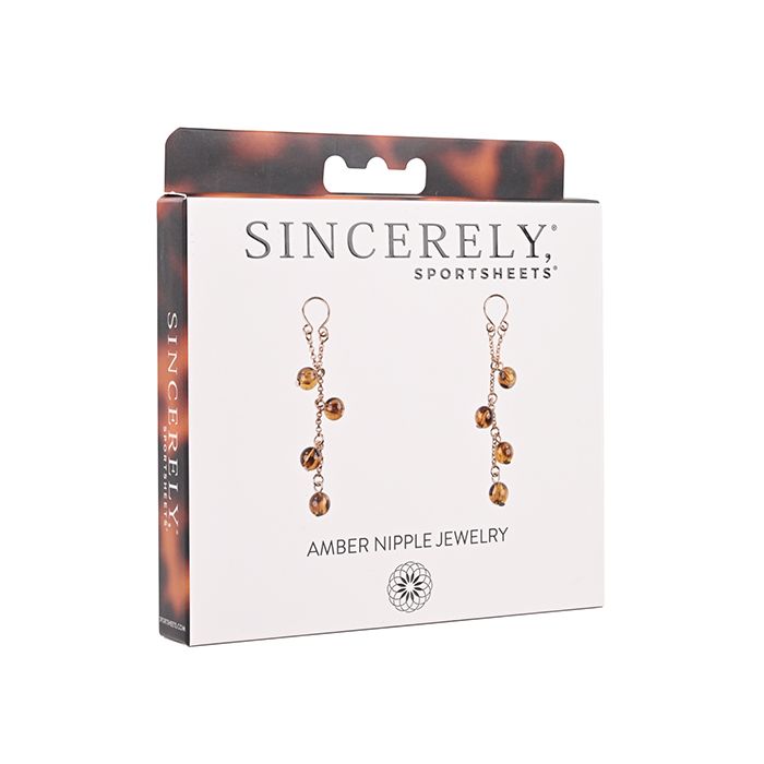 Sincerely Amber Nipple Jewelry