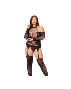 Halter Body Stocking Jumpsuit QN