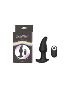 Gender Fluid Twirler Anal Vibe w/Remote - Black