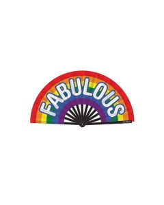 Wood Rocket Fabulous Fan - Rainbow