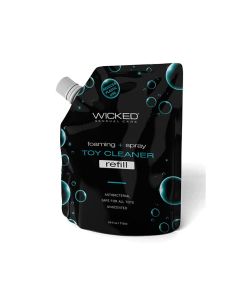 Wicked Sensual Care Foaming + Spray Toy Cleaner Refill Pouch - 24 oz