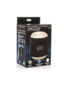 LoveBotz Mini Vibrating Double Stroker - Black